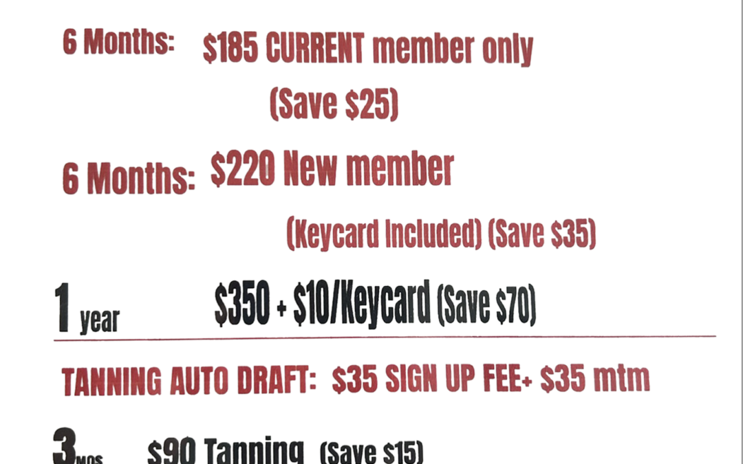 October Specials