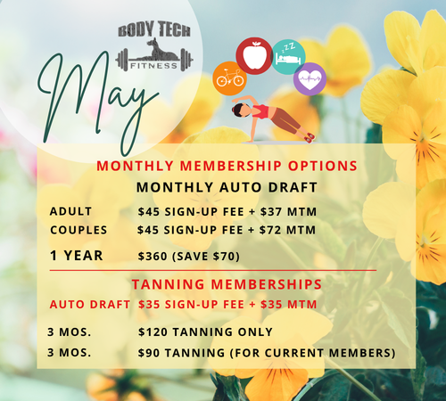 May Membership Specials
